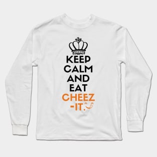 Keep calm and eat cheez-it Long Sleeve T-Shirt